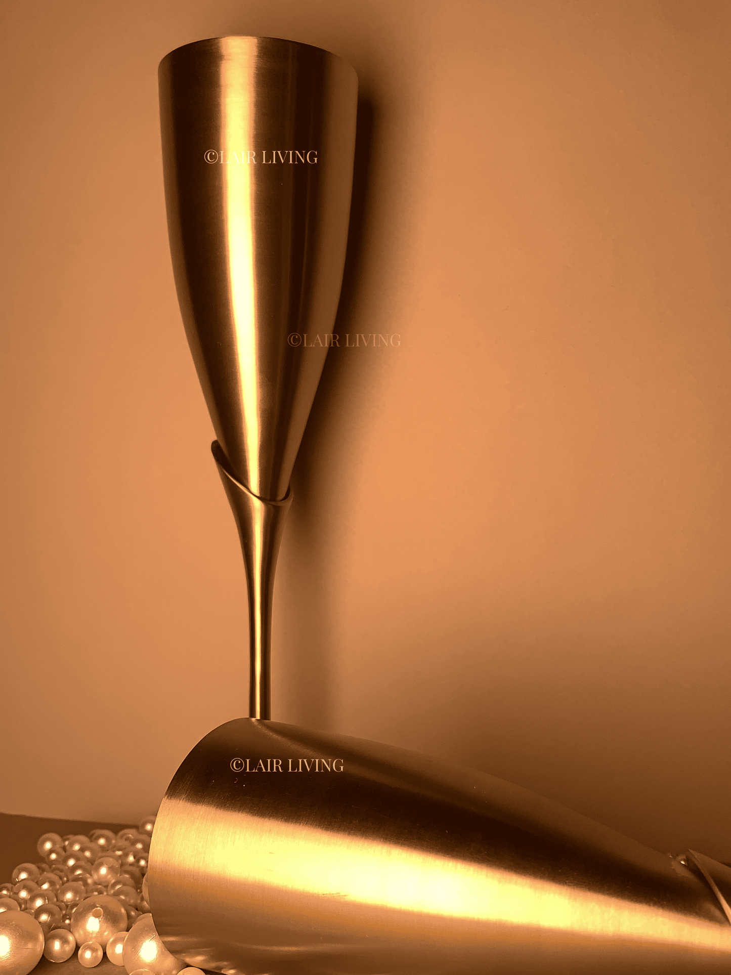 Eternal Brass Champagne Glass | Eternal Collection | Lair living - Lair living