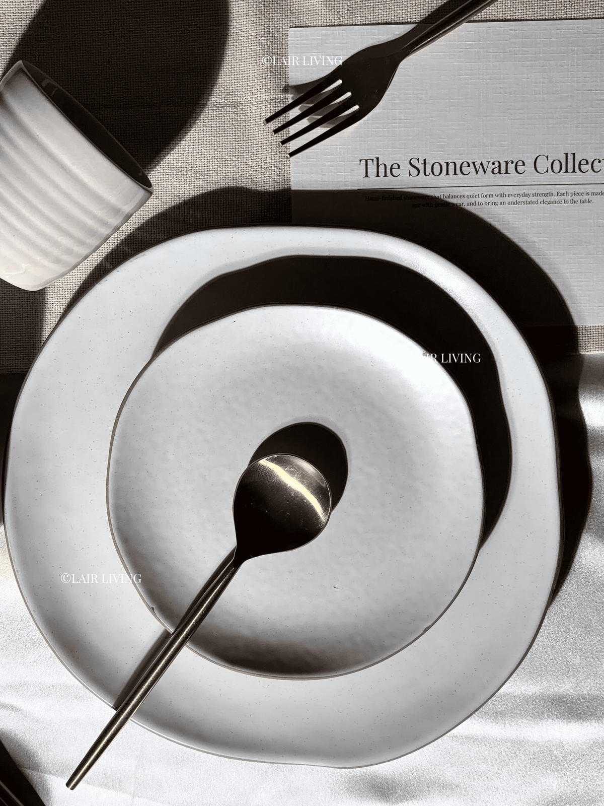 Alabaster Full Plate | Handmade Ceramic — Stoneware Ceramic Collection by Lair Living
