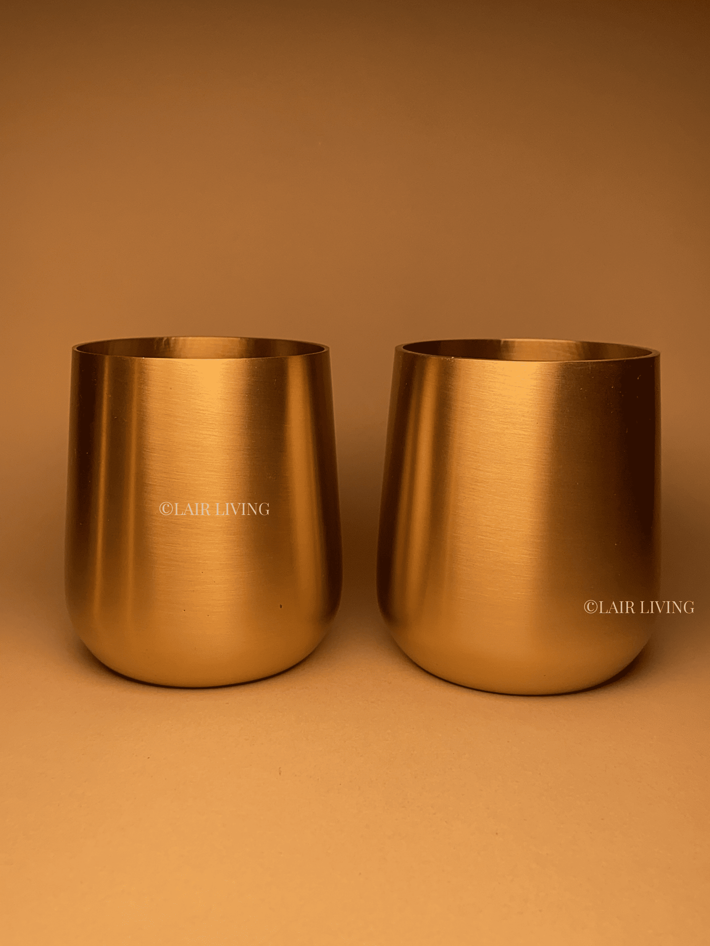 Eternal Brass Tumbler – Pure Brass Luxury Drink ware - Lair living