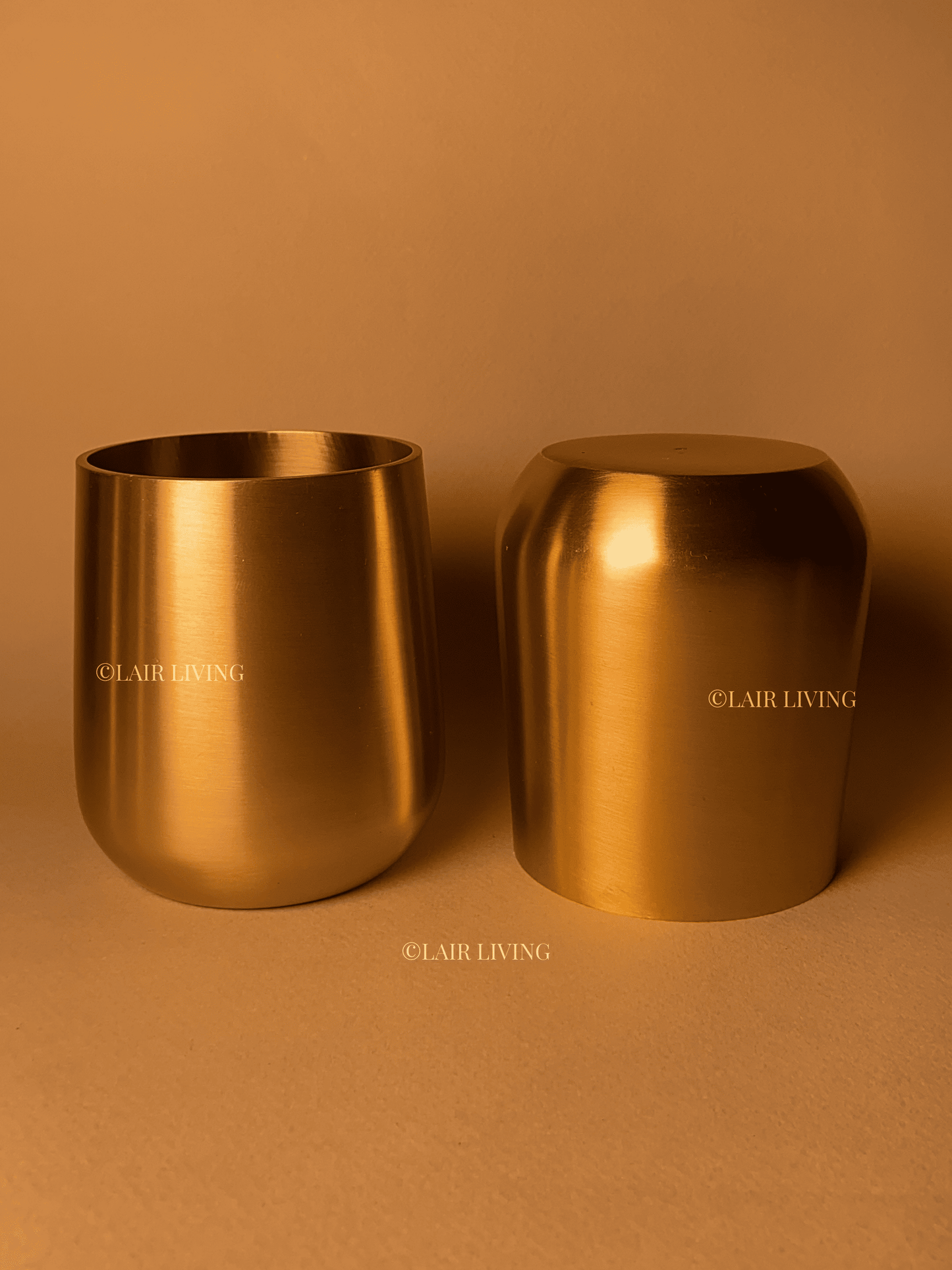 Eternal Brass Tumbler – Pure Brass Luxury Drink ware - Lair living
