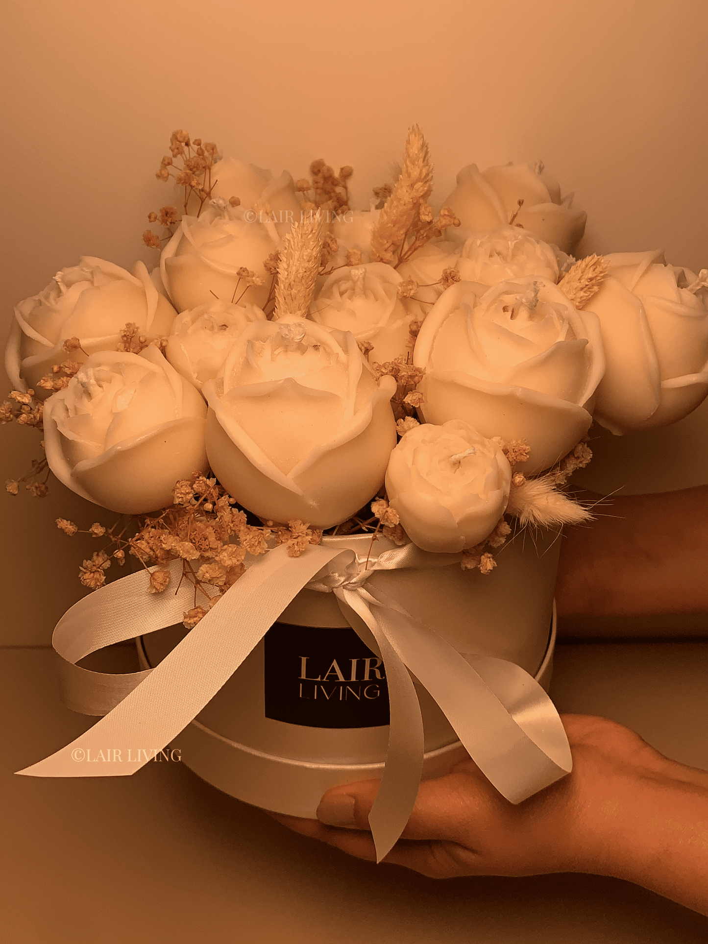 Premium Rose Candle Bouquet (Medium)