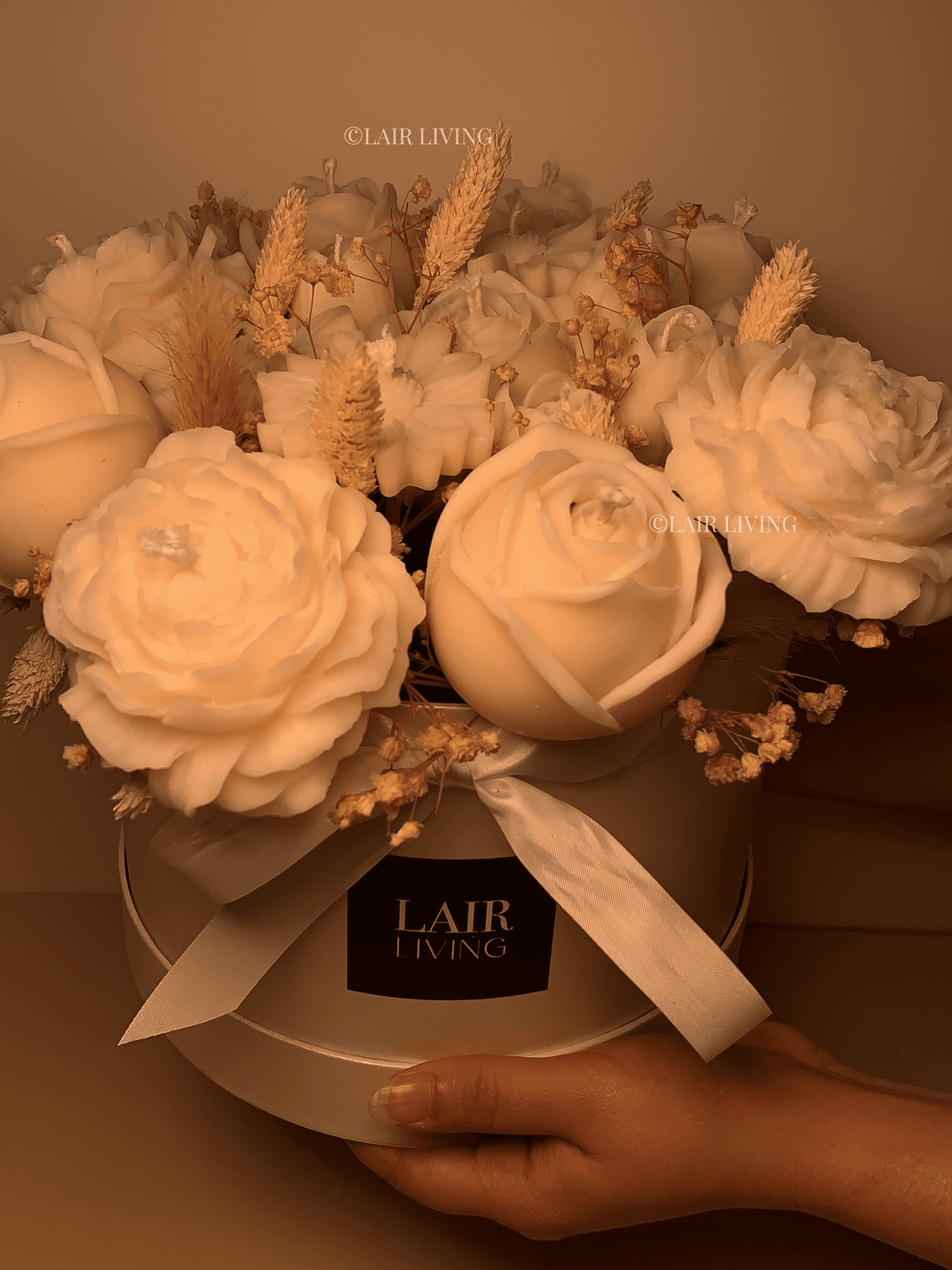Premium Candle Flower Bouquet (Large) - Lair living