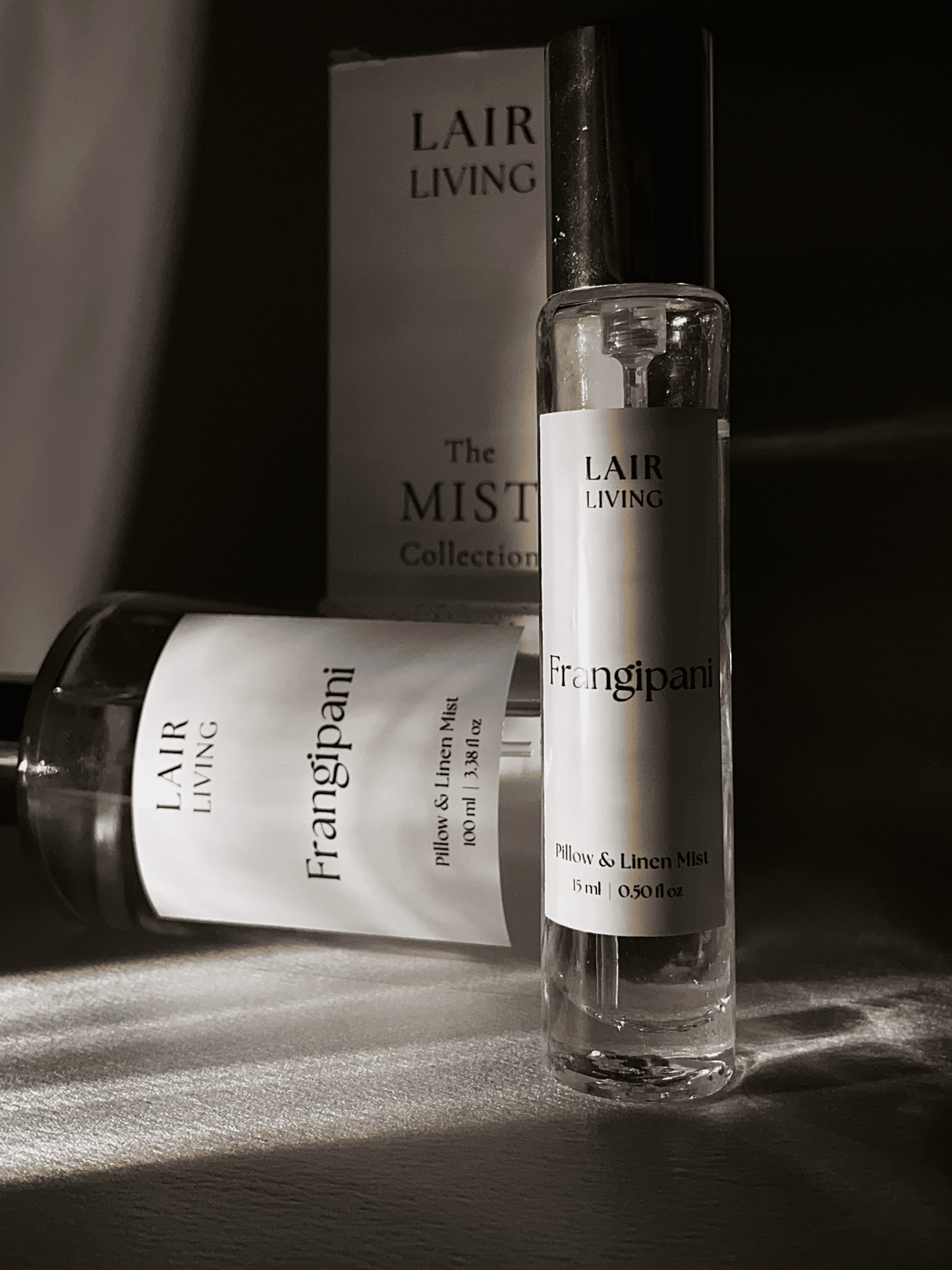 Frangipani Pillow & Linen Mist Spray | Calming Floral Linen Spray – The Mist by Lair Living - Lair living