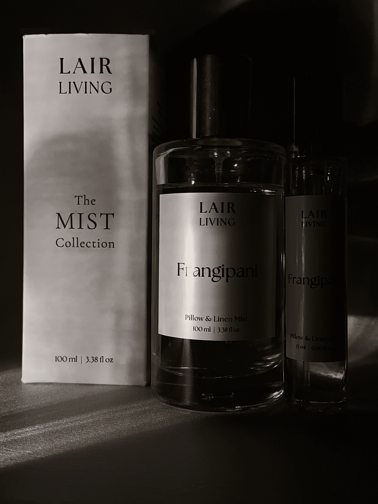 Frangipani Pillow & Linen Mist Spray | Calming Floral Linen Spray – The Mist by Lair Living - Lair living