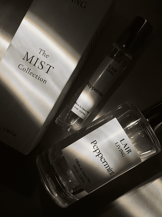 Peppermint Pillow & Linen Mist Spray | Refreshing Room Aroma & Cooling Linen Spray – The Mist by Lair Living - Lair living
