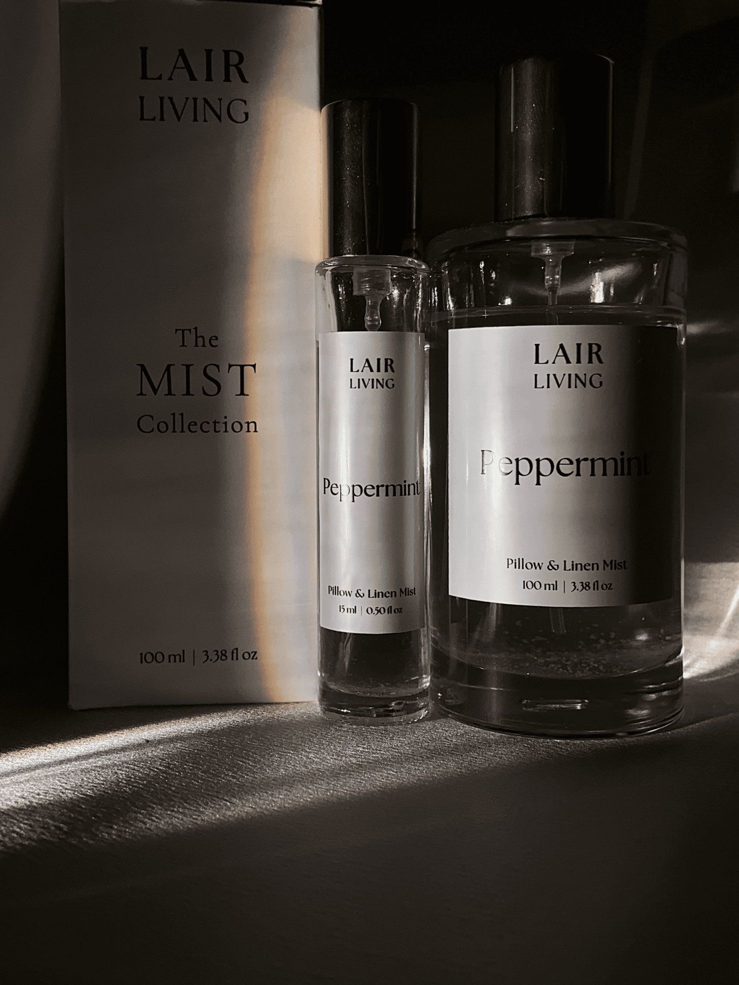 Peppermint Pillow & Linen Mist Spray | Refreshing Room Aroma & Cooling Linen Spray – The Mist by Lair Living - Lair living