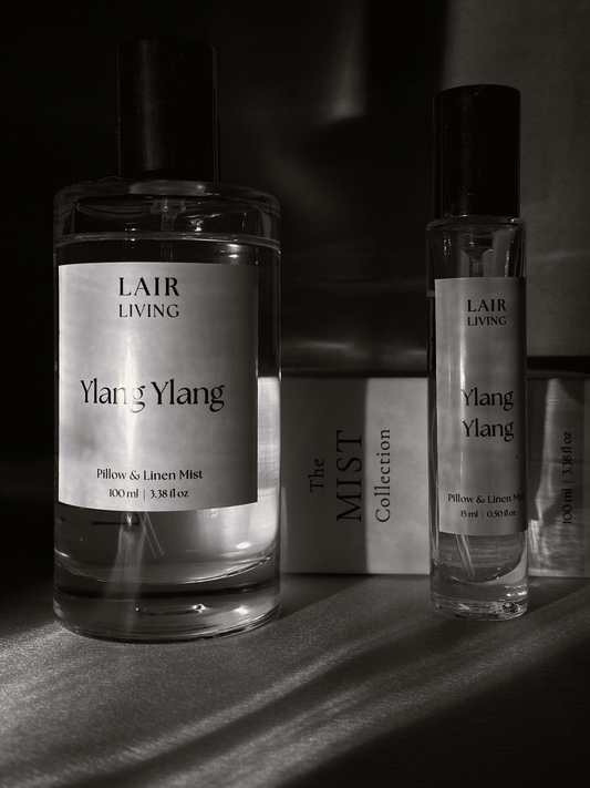 Ylang Ylang Pillow & Linen Mist Spray | Calming & Floral Linen Mist – The Mist by Lair Living - Lair living