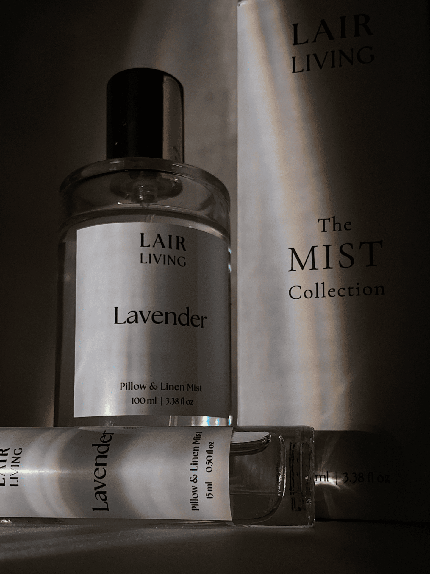 Lavender Pillow & Linen Mist Spray | Relaxing Linen Spray & Bedroom Mist – The Mist Collection by Lair Living - Lair living