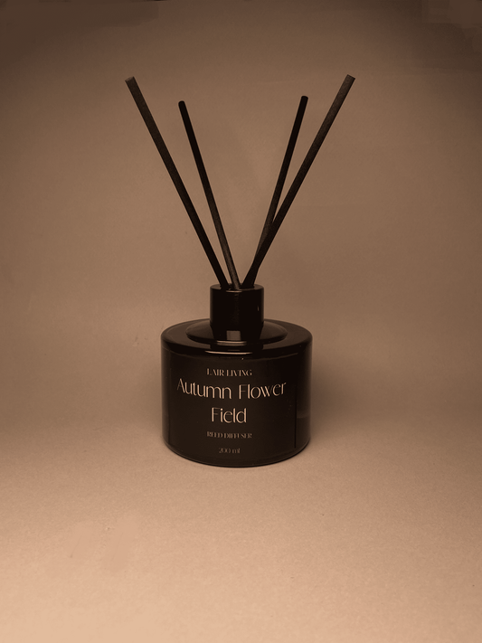 Best home fragrance for Indian seasons - Autumn Flower Field reed diffuser Lair Living