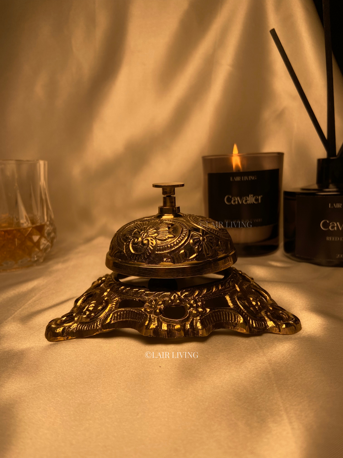 Pure brass table bell, a neutral corporate gift for a boss in India