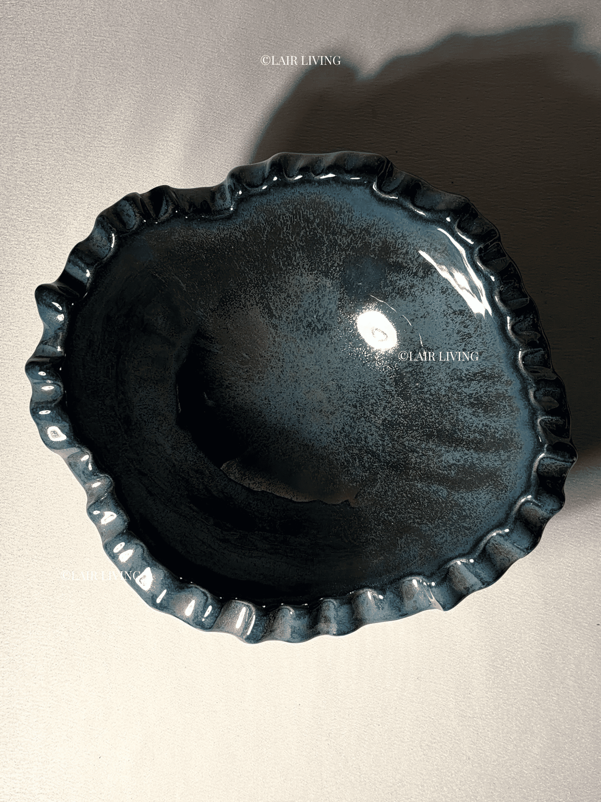 Indigo Serving Bowl (8") | Handmade Ceramic — Stoneware Ceramic Collection by Lair Living