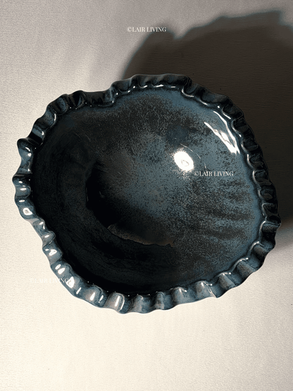 Indigo Serving Bowl (8") | Handmade Ceramic — Stoneware Ceramic Collection by Lair Living