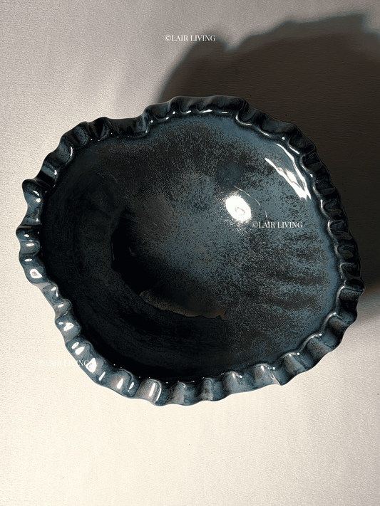 Indigo Serving Bowl (8") | Handmade Ceramic — Stoneware Ceramic Collection by Lair Living