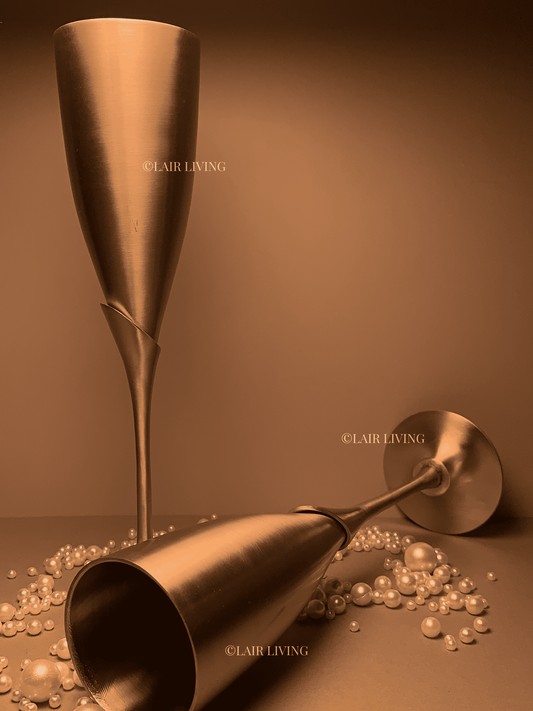 Eternal Brass Champagne Glass | Eternal Collection | Lair living - Lair living
