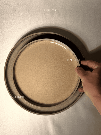 Dune Quarter Plate | Handmade Ceramic — Stoneware Ceramic Collection by Lair Living