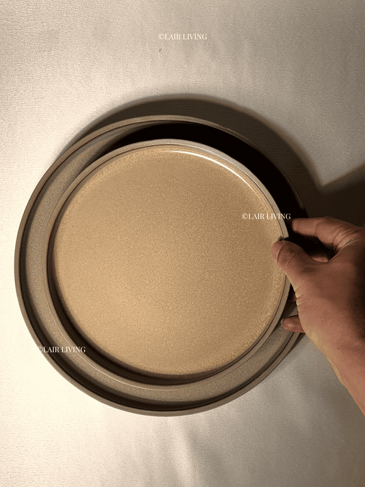 Dune Quarter Plate | Handmade Ceramic — Stoneware Ceramic Collection by Lair Living