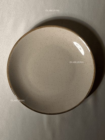 Speckle Full Plate | Handmade Ceramic — Stoneware Ceramic Collection by Lair Living