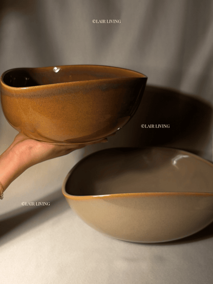 Terra Serving Bowl | Handmade Ceramic — Stoneware Ceramic Collection by Lair Living