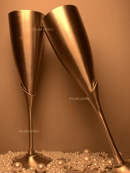 Eternal Brass Champagne Glass | Eternal Collection | Lair living - Lair living