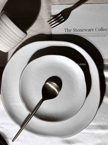 Alabaster Full Plate | Handmade Ceramic — Stoneware Ceramic Collection by Lair Living