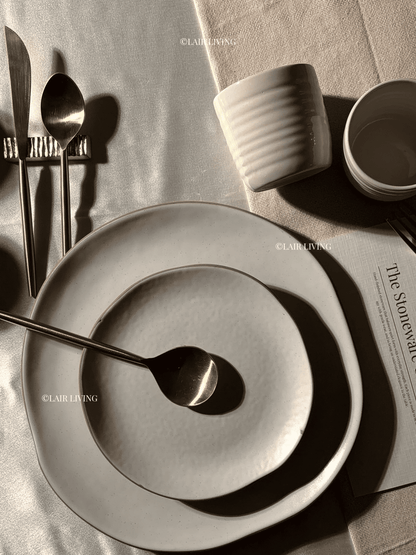 Alabaster Ceramic Glass | Handmade Ceramic — Stoneware Ceramic Collection by Lair Living