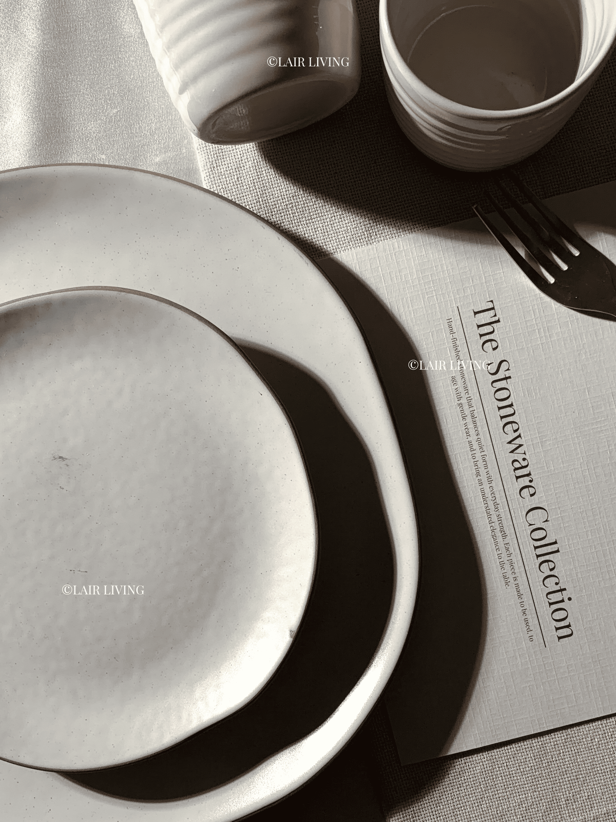 Alabaster Full Plate | Handmade Ceramic — Stoneware Ceramic Collection by Lair Living