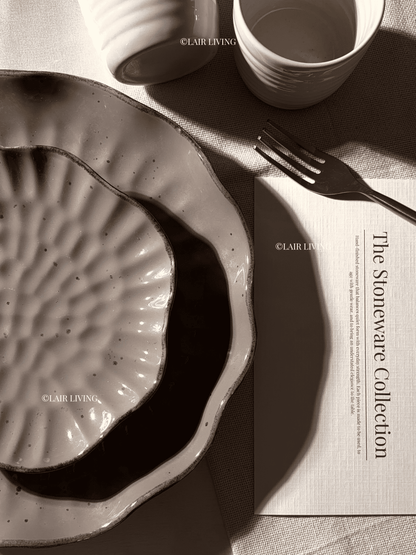 Slate Full Plate | Handmade Ceramic — Stoneware Ceramic Collection by Lair Living