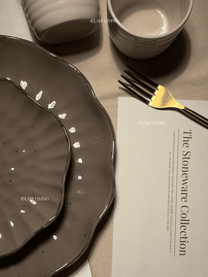 Slate Full Plate | Handmade Ceramic — Stoneware Ceramic Collection by Lair Living