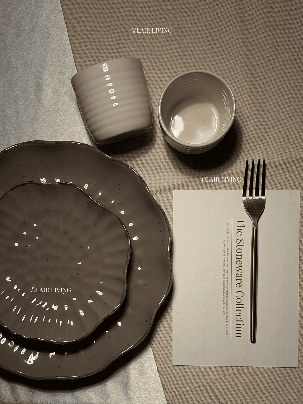 Alabaster Ceramic Glass | Handmade Ceramic — Stoneware Ceramic Collection by Lair Living