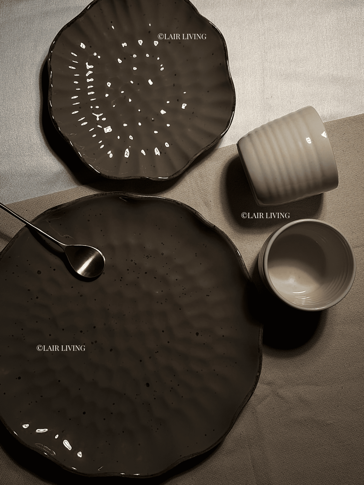 Slate Full Plate | Handmade Ceramic — Stoneware Ceramic Collection by Lair Living
