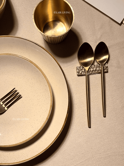 Speckle Full Plate | Handmade Ceramic — Stoneware Ceramic Collection by Lair Living