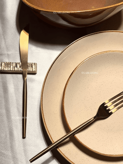 Speckle Full Plate | Handmade Ceramic — Stoneware Ceramic Collection by Lair Living
