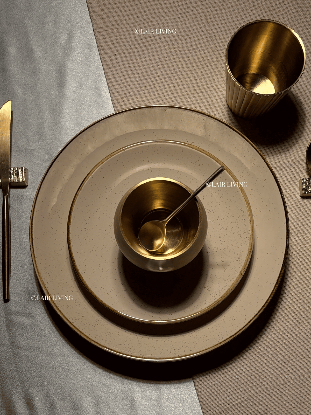 Speckle Full Plate | Handmade Ceramic — Stoneware Ceramic Collection by Lair Living