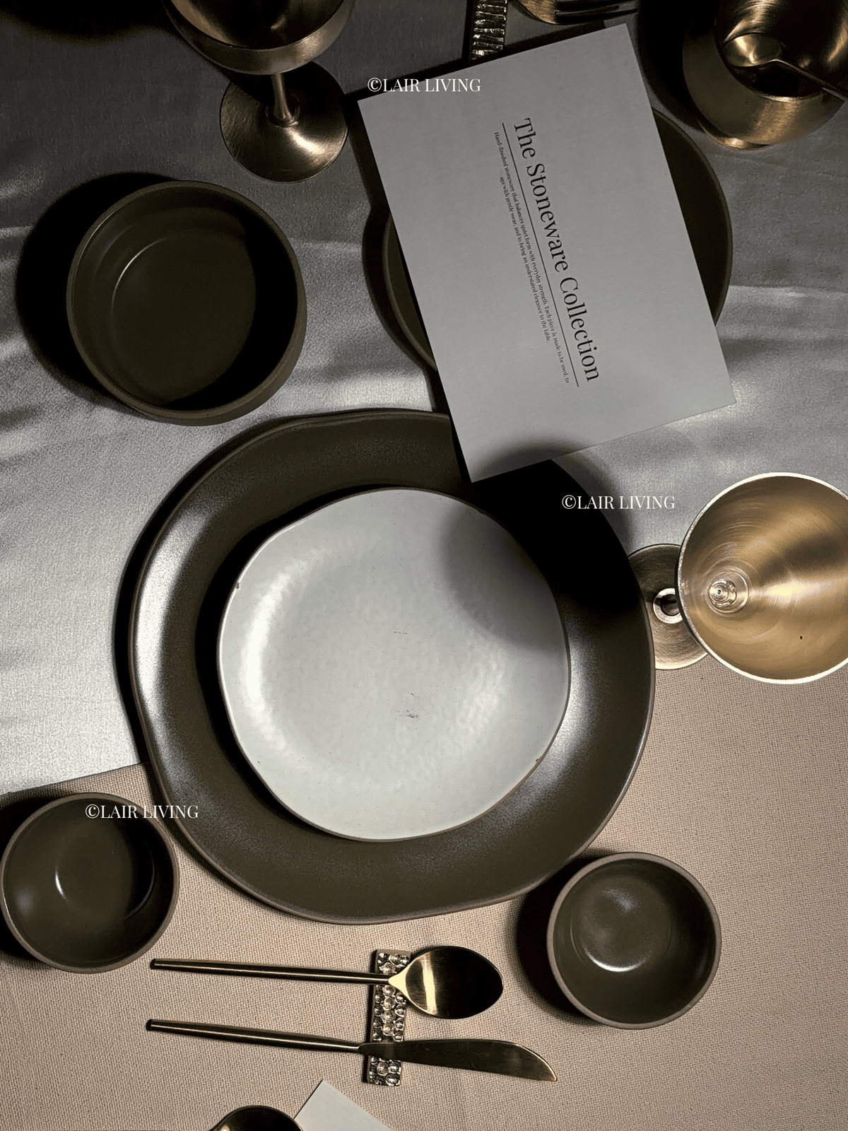 Alabaster Quarter Plate | Handmade Ceramic — Stoneware Ceramic Collection by Lair Living