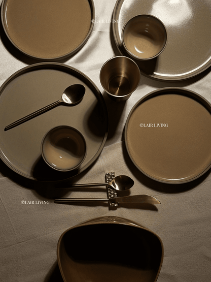 Dune Full Plate | Handmade Ceramic — Stoneware Ceramic Collection by Lair Living