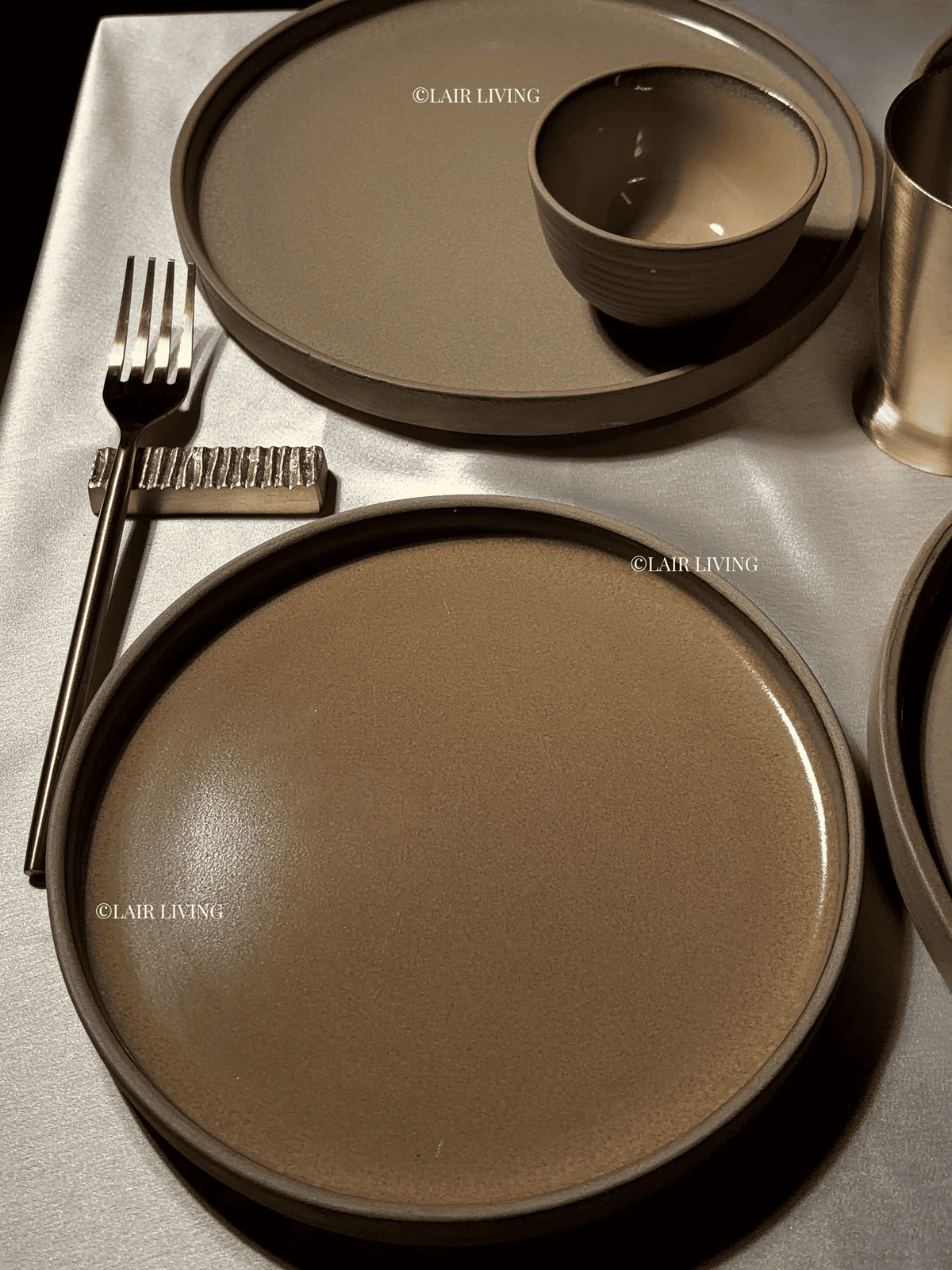 Dune Full Plate | Handmade Ceramic — Stoneware Ceramic Collection by Lair Living