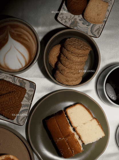 Verdant Quarter Plate | Handmade Ceramic — Stoneware Ceramic Collection by Lair Living