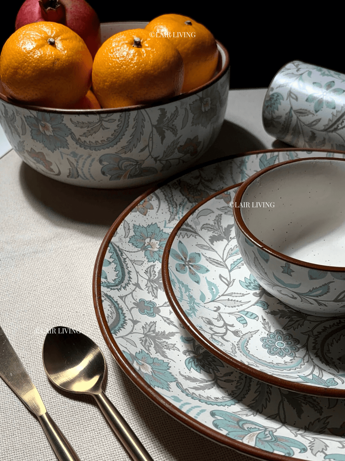 Bloomfield Full Plate | Handmade Ceramic — Stoneware Ceramic Collection by Lair Living