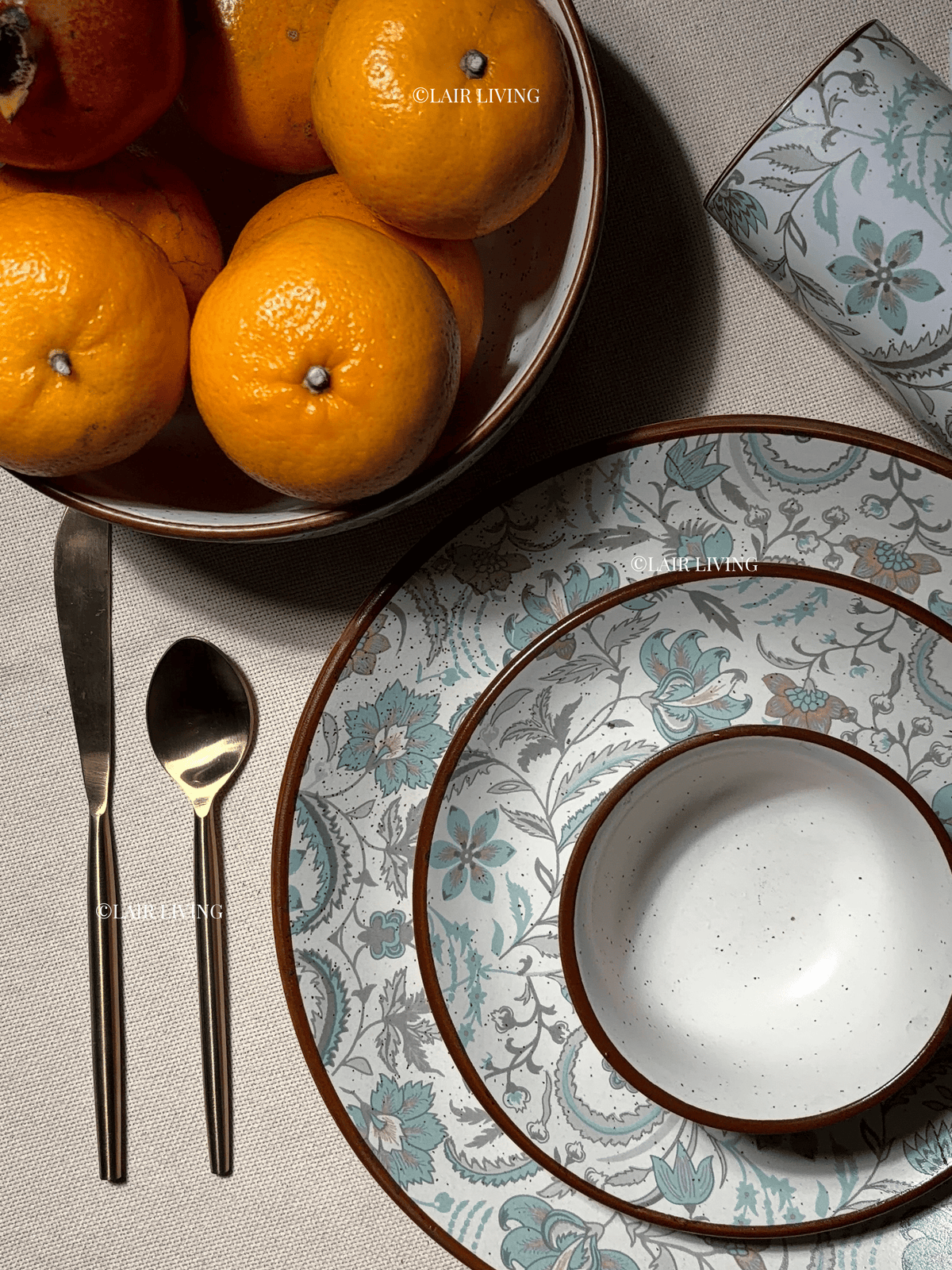 Bloomfield Quarter Plate | Handmade Ceramic — Stoneware Ceramic Collection by Lair Living