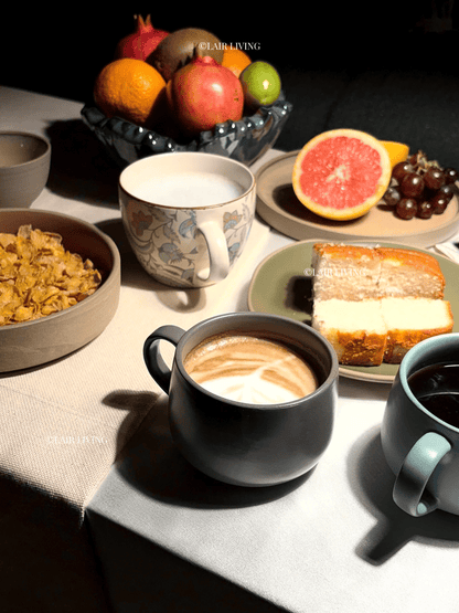 Mist Turquoise Coffee Cup | Handmade Ceramic — Stoneware Ceramic Collection by Lair Living