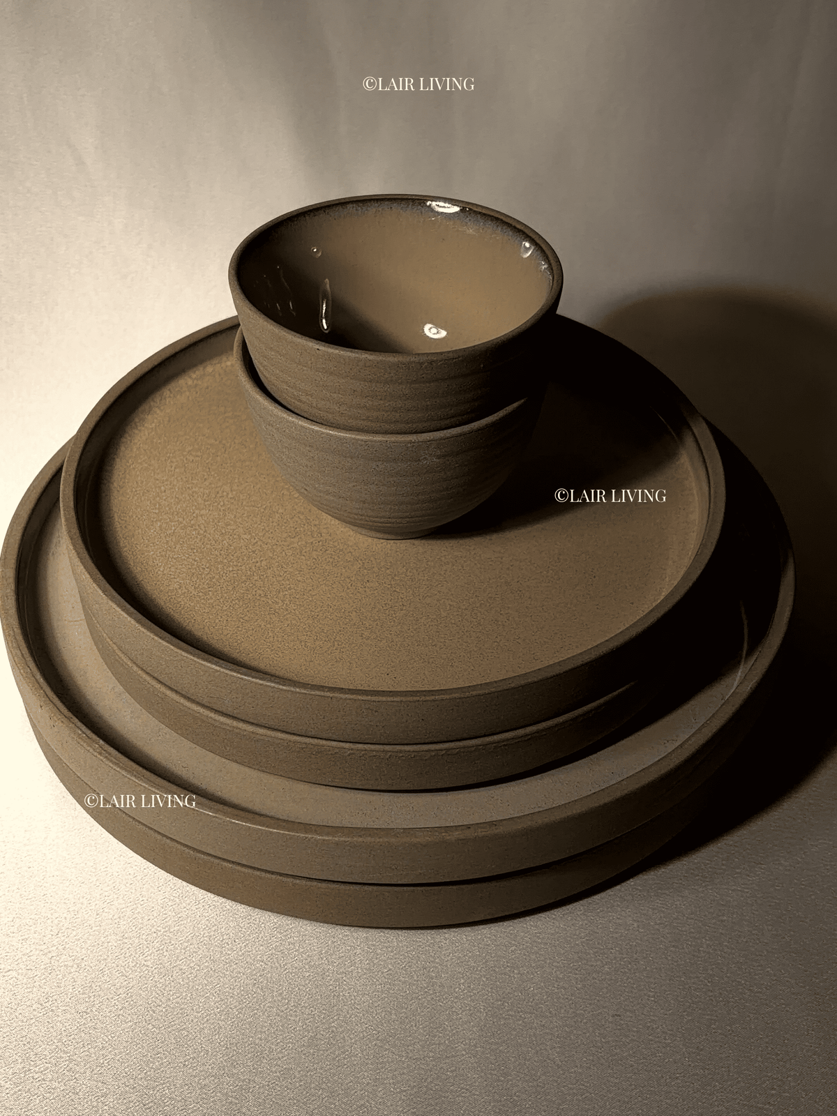 Dune Full Plate | Handmade Ceramic — Stoneware Ceramic Collection by Lair Living