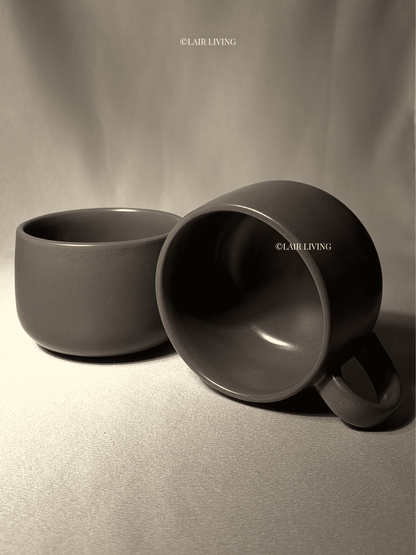 Mist Grey Coffee Cup | Handmade Ceramic — Stoneware Ceramic Collection by Lair Living