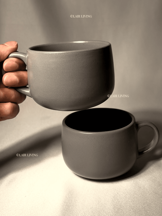 Mist Grey Coffee Cup | Handmade Ceramic — Stoneware Ceramic Collection by Lair Living