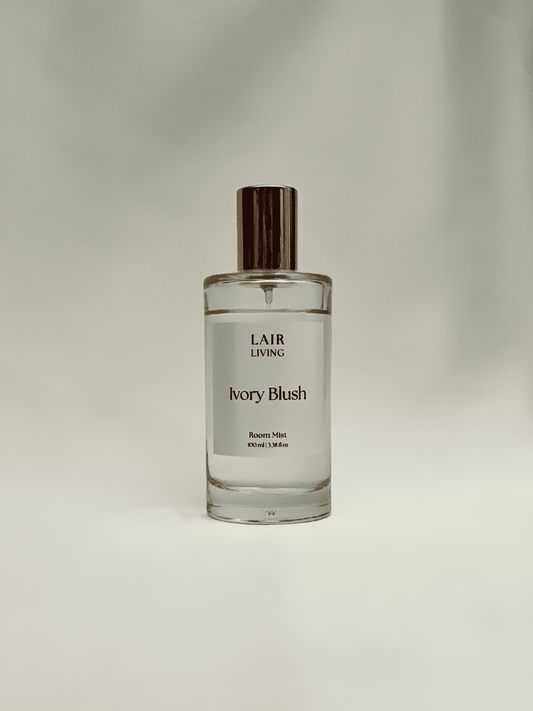 Ivory Blush Room Mist Spray | White Floral & Honey Room Spray for Bedrooms & Linen – The Mist by Lair Living - Lair living