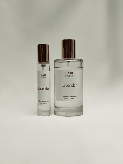 Lavender Pillow & Linen Mist Spray | Relaxing Linen Spray & Bedroom Mist – The Mist Collection by Lair Living - Lair living