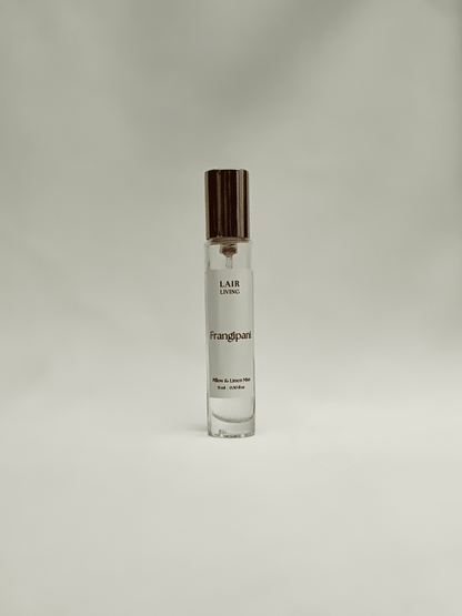 Frangipani Pillow & Linen Mist Spray | Calming Floral Linen Spray – The Mist by Lair Living - Lair living