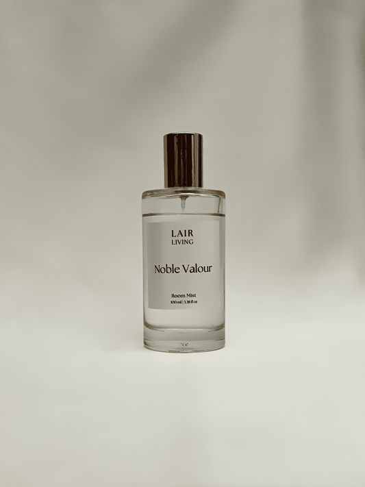 Noble Valour Room Mist Spray | Bold Amber‑Leather Room Spray & Linen Mist – The Mist by Lair Living - Lair living