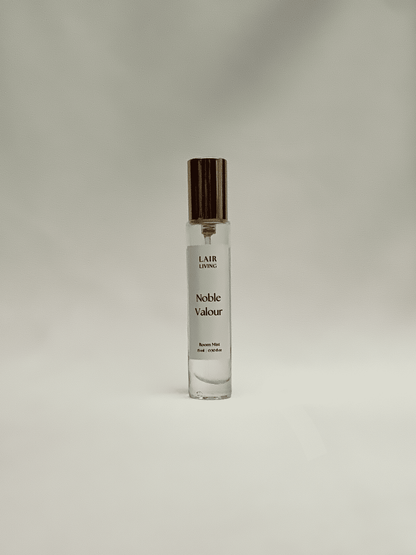 Noble Valour Room Mist Spray | Bold Amber‑Leather Room Spray & Linen Mist – The Mist by Lair Living - Lair living