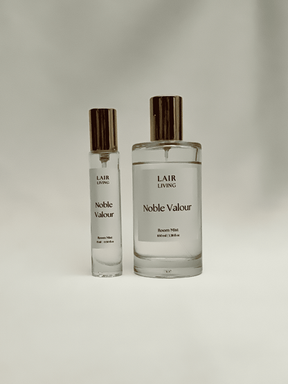 Noble Valour Room Mist Spray | Bold Amber‑Leather Room Spray & Linen Mist – The Mist by Lair Living - Lair living