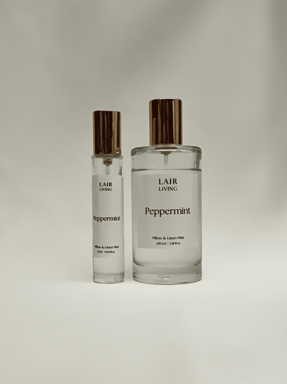 Peppermint Pillow & Linen Mist Spray | Refreshing Room Aroma & Cooling Linen Spray – The Mist by Lair Living - Lair living